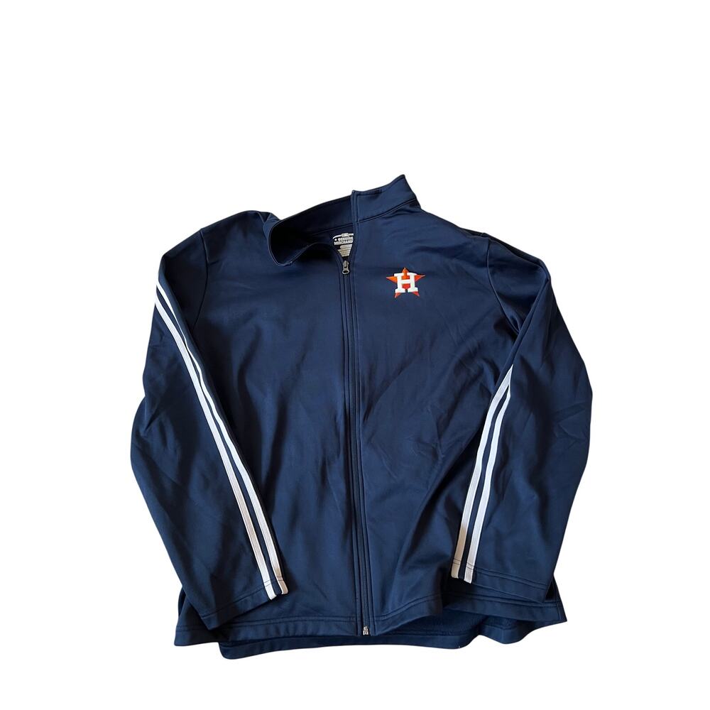 MLB Houston Astros Zip Up Warm Up Jacket Mens XL